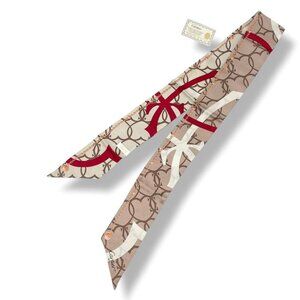 Cartier Scarf Twilly Chain Pattern Multicolor Card